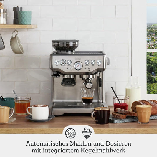 Sage The Barista Express, Kaffeemaschine, Gebürsteter Edelstahl