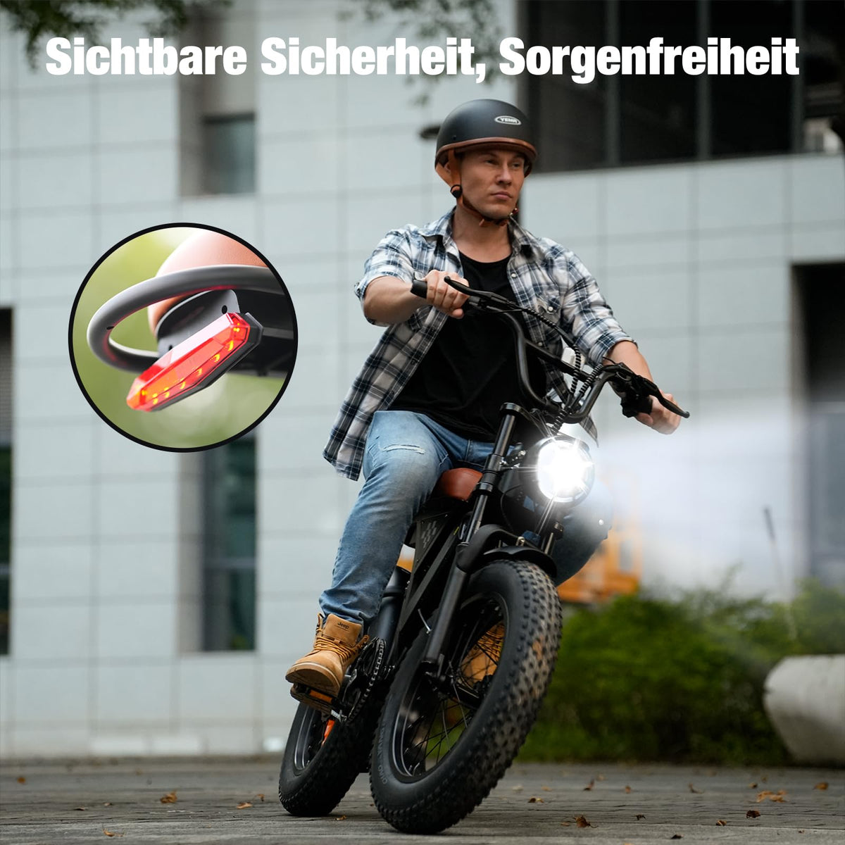 Finbike E Bike mit All-Terrain 20 * 4.0 Zoll Fetten Reifen,Elektrofahrrad mit 374.4mAh Abnehmbarem Akku,4 Fahrmodi,PAS Reichweite MAX 100KM,Elektrofahrräder für Herren Damen,E Fahrrad mit 250W Motor